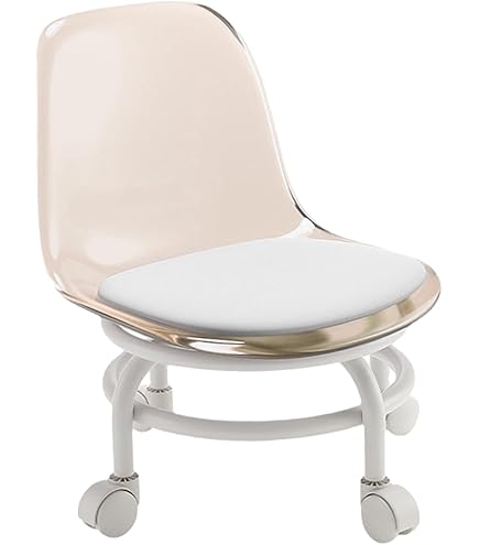 Tabouret Roulant Réglable En Hauteur, Avec Roulettes, 47,5 À 60,5 Cm