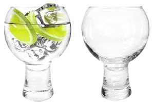 TUFF LUV Ginsanity - Copa de cóctel (540 ml, 540 ml), diseño de globo de vino