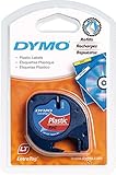 DYMO LetraTAG 91223 Plastikband - Rot - Rolle (1,2 cm x 4 m)...