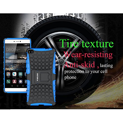 Funda Huawei P8 Pegoo El Soporte Incorporado A Prueba de golpes Anti-Ara azos y Polvo Mezcla Doble Capa Armadura Proteccion Cover Case Caso Funda C scara Caja para Huawei P8 Azul reviews Funda Huawei P8 Pegoo El Soporte Incorporado A Prueba de golpes Anti-Ara azos y Polvo Mezcla Doble Capa Armadura Proteccion Cover Case Caso Funda C scara Caja para Huawei P8 Azul