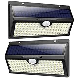 Feob Lampe Solaire Extérieur [2500mAH Puissante Lumière ] Détecteur de Movement 138 led éclairage Extérieur Solaire étanche sans fil Applique led Spot Extérieur Solaire Lumière pour Jardin Garage