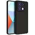 Zubitech Xiaomi Redmi Note 13 5G Case Cover Soft TPU Silicone Case Lightweight Shock Protective Cover with Camera Protection Designed for Xiaomi Redmi Note 13 5G (Black)