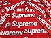 Produktbild snation Supreme Aufkleber wasserdicht und Öl Supreme Aufkleber, Rucksack, Auto, Supreme Skaten, Laptop, Custom Aufkleber DIY, 100 Stück