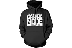 HOTSCAMP Gaming Hoodie - Do Not Disturb Gaming Mode Activated Unisex Adults, Kids and Teen Hoodie For Gamer Games Addict Stuff Accessories