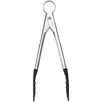 Cuisipro Silikon Zangen Verschließbar - Edelstahl Servierzangen Mit Antihaft-Enden 24cm