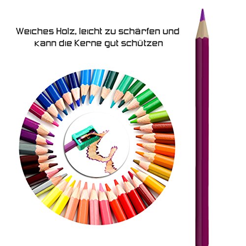 Generic Buntstifte Set (36er Pack) Hochwertige Kunst-Buntstifte für das Buntmalen der Erwachsenen, Schulprojekte, Zeichnen & mehr - 2