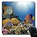 Produktbild Luancrop Mousepads Hurghada Wunderbare Unterwasserwelt Korallen Tropical Wildlife Barrier Natur Tiefe Oblong Gaming Mouse Pad rutschfeste Gummimatte