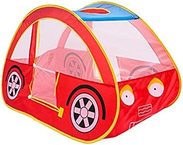 Jopee Pop-up Car Play Tent – Pretend vehicle Kids Play house and carry Case for outdoor/indoor child Playtime Activities - Great Birthday Gift for Kids