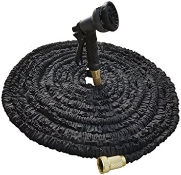 Arc Premier 100Ft Expandable Garden Hose With 8 Nozzle Spray Functions | Solid Brass Connectors, Strong Latex Inner Tube, Flexible & Kink Free Hose | For Watering Plants, Lawn, Cleaning, Outdoors & More