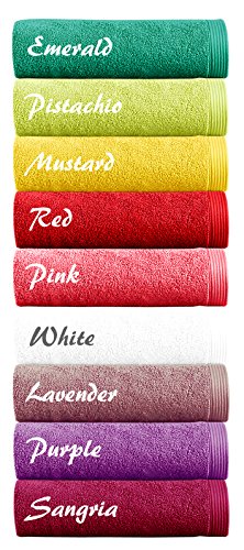 Lashuma Handtuch – Frotteeserie Premium New Plus – in 18 Farben und 5 Größen, Farbe: lavender – helllila, Handtuch 50×100 cm - 3