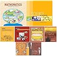 NCERT CLASS 10 SET (ENGLISH MEDIUM ) 8(eng , his, pol, geo, eco, math , science) 8 Book Set 2025-26 Edition