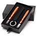 Produktbild The Friendly Swede Feuerstahl inklusive Paracord-Schlüsselanhänger - Exklusive Geschenkbox (orange)