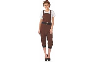 Fun Shack Land Girl Outfit Women's 1940s World War 2 Costume, Army Outfit for Women, WW2 Fancy Dress Costume