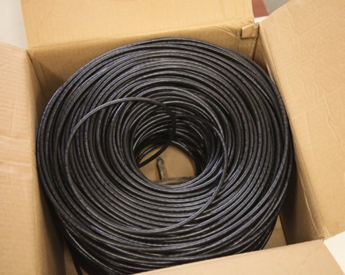 Mutec Power CAT6 200m Außen Verwendung wasserdicht – CCA – Direct Burial Ethernet Netzwerkkabel – 550 Mhz- „Crimpzange-und RJ45 50 Stück im Lieferumfang enthalten“ -200 meter - 2