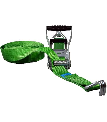 Spanngurt 50mm - 2-teilig mit Ergoratsche und Klauenhaken - 9m - 5t - blau