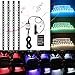 Produktbild DOOK Auto LED Innenraum Innenraumbeleuchtung Streifen Leuchte LED Auto Leuchten 72 LED Auto Lichtleiste RGB Atmosphäre Lichter Strip mit Autoladegerät,Fernbedienung