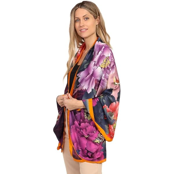 Foulard Donna Seta Firmati Sciarpa Di Seta Chiffon Donna 100