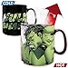 Produktbild Marvel Comics - Hulk Smash - Keramik Thermoeffekt Tasse Riesentasse 460 ml - Dont Make Me Angry - Geschenkbox