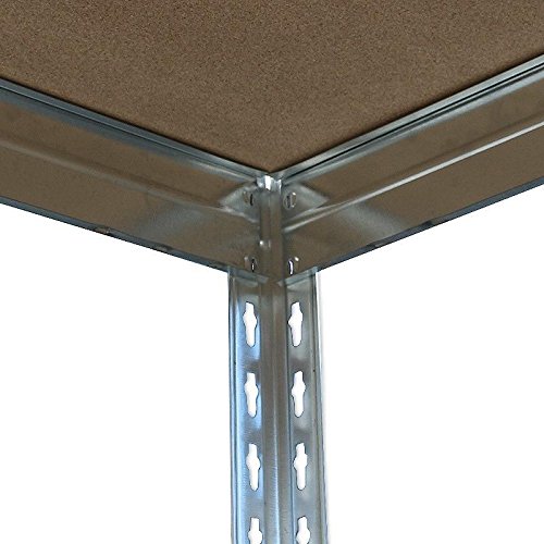 Steckregal TITANIA 280VT – Schwerlastregal – Lagerregal verzinkt – 120 cm breit - 4