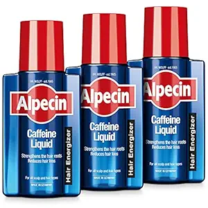 Alpecin Caffeine Liquid Scalp Tonic 3x 200ml | Hair Tonic for Hair Growth Prevents Hair Fall | Strengthens Hair Roots Reduces Hair Loss | Hair Energizer Vitalizer | Hair Gain Tonic