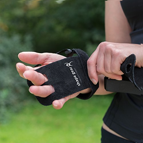 Premium Handschutz / Handschuhe aus Echtleder – Extra stabil – perfekt für Workouts für Crossfit, Turnen, Calisthenics, Freeletics, Gewichtheben und Gymnastik - 6