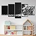 Produktbild LAKHAFZY leinwanddrucke Bilder Rahmenlose vorgedruckte leinwand malerei Tier weiß Tiger Hause Kunst Dekoration malerei Wohnzimmer Schlafzimmer fünf stück gemälde