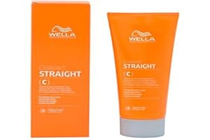 WELLA - Créatine + Straight (C) cheveux colorés et sensibilisés Crème de Lissage 200ml