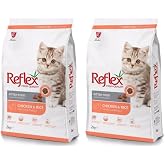 Reflex Tavuklu &amp; Pirin&ccedil;li Yavru Kedi Maması 2 KG x 2 Adet