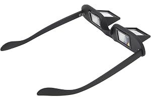 Lazy Glasses Säng Prismglasögon - Horisontella Läsglasögon - Upp och Ner 90 Graders Glasögon för Liggande Läsning, Prismglasögon för Läsning i Sängen