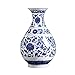 Produktbild Blau und Weiß verwirrte Lotosjadetopffrühling Jingdezhen keramisches Kunsthandwerk, das keramische Vasenmode-Dekoration öffnet