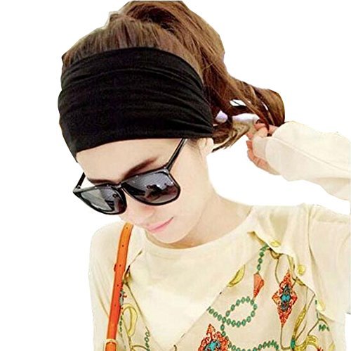 Women Girls Turban Twist Headband Strech Hairband Elastic Hair