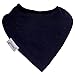 Soft Leather Baby boys Shoes with Suede Soles by Dotty Fish with Suede Soles. Navy and White Star design with navy bandana bib. - 0-6 months