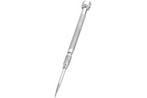 BOABY Stylo À Tracer, Pointe en Carbure Cémenté G2 55Hrc Aiguille À Tracer de Poche Avec Texture Antidérapante Et Tête Hexagonale pour Acier, Laiton, Plastique, Verre