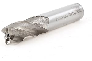 UXCELL sourcingmap 20mmx20mmx104mm 4 Flutes HSS-AL End Mill Milling Cutter Tool Straight Shank