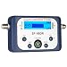 Produktbild KKmoon Mini Digital Satelliten Finder Satelliten Signal Sucher mit LED Hintergrundbeleuchtung Anzeige, Tragbar Satfinder Messgerät mit Kompass, Buzzer und Dämpfung Kontrolle
