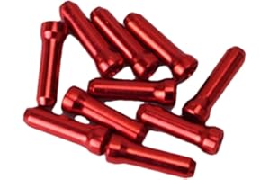 câble vélo,Embouts d'extrémité Couvercle câble frein - 10 frein en alliage d'aluminium, câble vélo, capuchons viroles manette vitesse pour Ibuloule