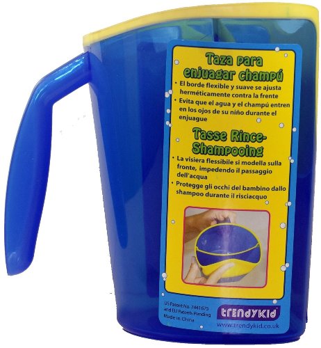 Trendykid TRD-SC001 Shampoo Schutz / Spülbecher, blau - 5
