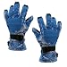 Phenovo Men Winter Sports Waterproof Motorcycle Snow Ski Gloves - Blue Printing XL RS.1000.00