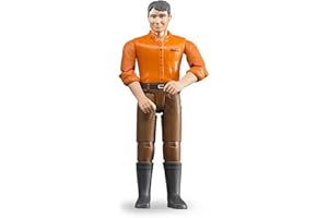 Bruder Man Model Light Skin and Brown Jeans