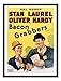 Produktbild iPosters Laurel und Hardy Speck Schuhspikes Movie Druck 1929 Memo Board, Magnet schwarz gerahmt – 41 x 31 cms (ca. 40,6 x 30,5 cm)