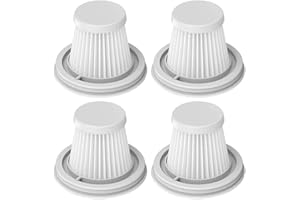 WuYan Rebirthcare Zestaw 4 filtrów do XIAOMI ręczny odkurzacz SSXCQ01XY filtr zamienny, filtr do czyszczenia szczotki hepa