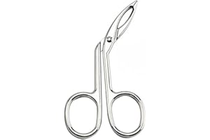 FADERR Augenbrauen-Pinzette, Scheren-Form, Augenbrauen-Pinzette, Nasenhaarentferner, flache Spitze, Augenbrauen-Clip, Haarzupfer, Schere mit gebogener Spitze