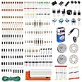 YOURBOT Electronic Components Project Kit Or Breadboard, hookup wire, battery, Assorted transistor, Assorted Capacitors, Assorted Resistors & Mis components.