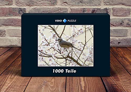 Preisvergleich Produktbild VERO PUZZLE 60885 Tierwelt - Kirschblüten, 1000 Teile in Hochwertiger, cellophanierter Puzzle-Schachtel
