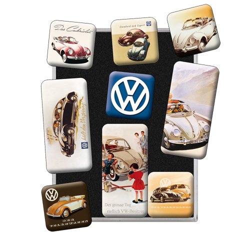 Nostalgic-Art 83023 Volkswagen VW Classic, Magnet-Set, 9-teilig - 2