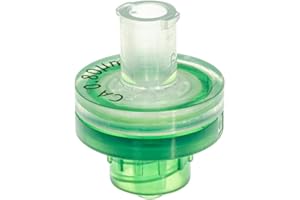 GVS Filter Technology, Filtro Siringa, ABLUO, 13mm, Membrana CA, 0.80µm, Housing Acrilico, Verde, 100/pz