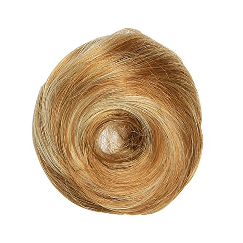 I&K® Hair Piece Stylemaker Elegant Updo Scrunchie Scrunchy Bun Natural Colours (Ginger Blonde R25)
