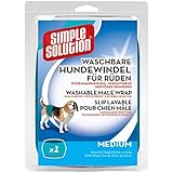 Simple Solution 90546-4p Hunde Windeln waschbar für Rüden, M