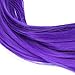 5 Pcs Colored Clip-on In Hair Extensions Straight Wigs Hairpieces 23.6 Inch Long - Blue Violet