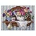 Produktbild Vovotrade DIY Diamant Malerei 5d Diamond Painting Blume Muster Handgemachtes Klebebild mit Digitale Sets Schöne Stickerei Wanddekoration